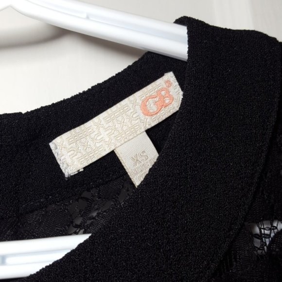 Gianni Bini Black Dress with Lace Detail - Picture 6 of 6